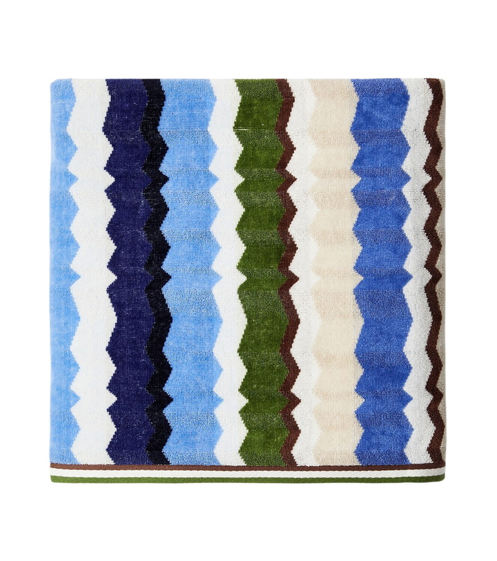 Photo: Missoni Eva Zigzag cotton terry bath sheet