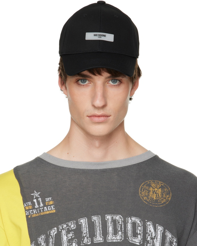Photo: We11done Black Logo Patch Cap