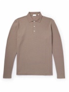 Håndværk - Pima Cotton-Piqué Polo Shirt - Brown