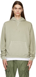 John Elliott Green Folsom Hoodie