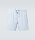 Thom Sweeney Striped swim trunks