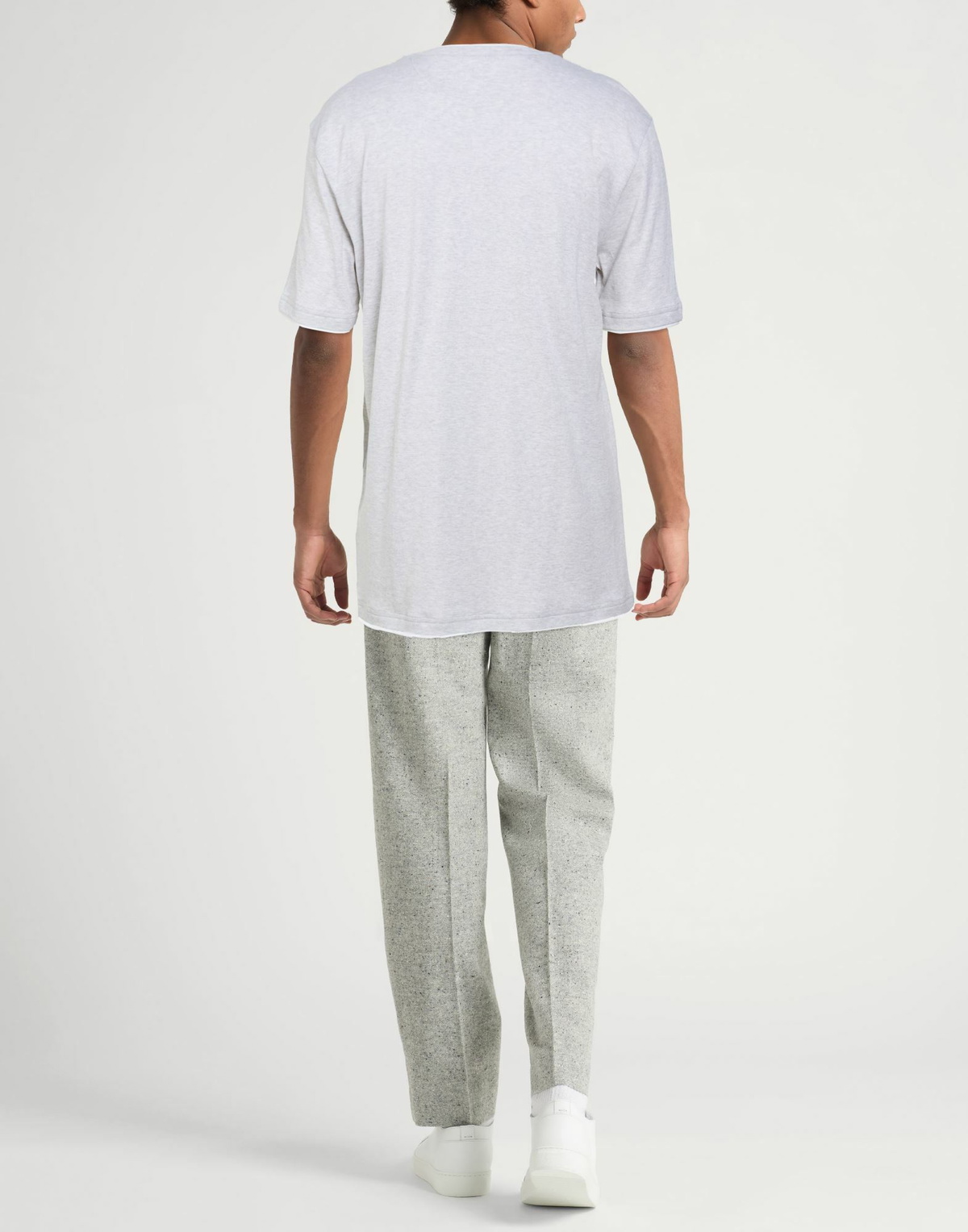 Eleventy Mens T-shirt Light in Grey