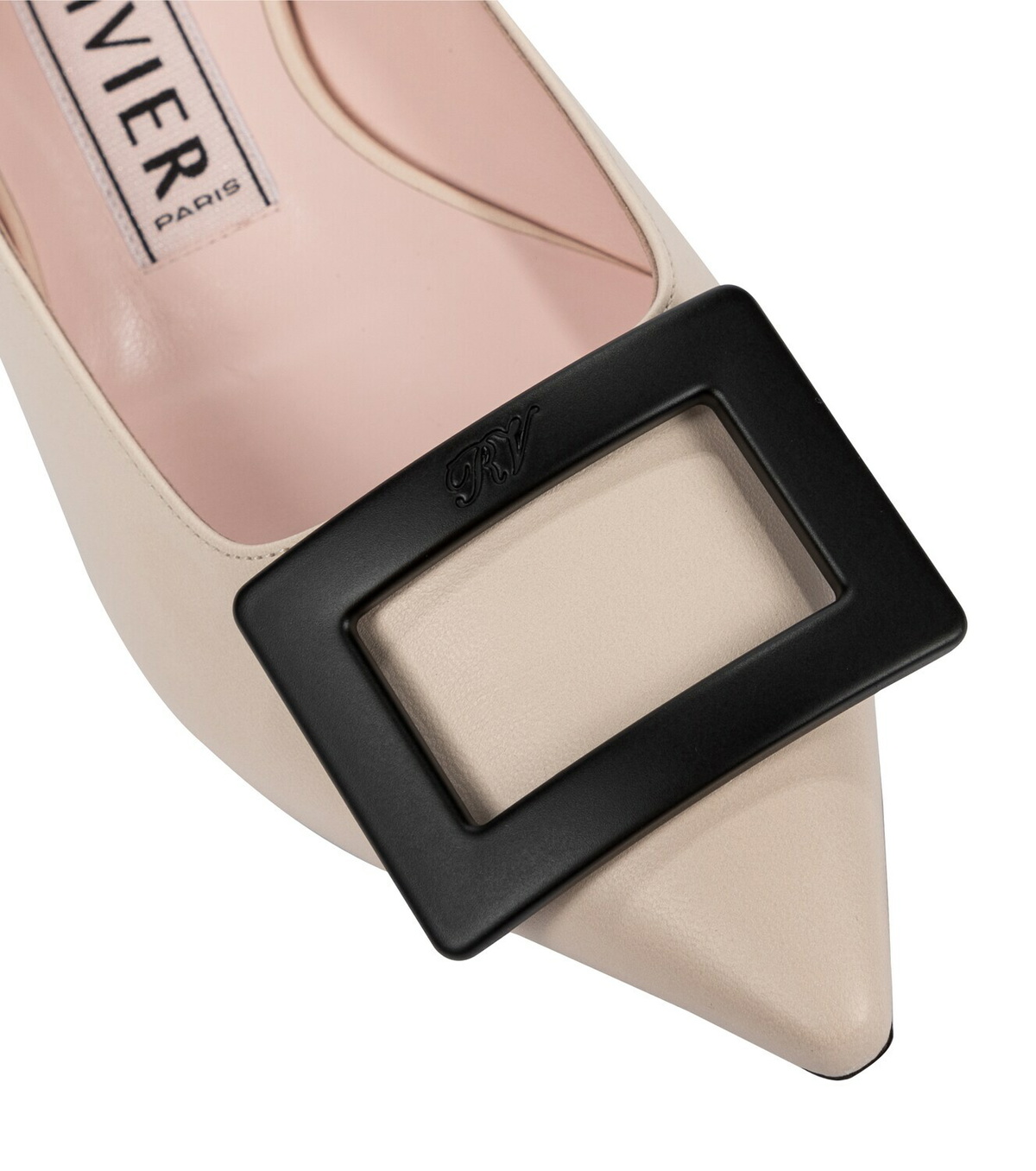 Roger Vivier Gommettine leather ballet flats