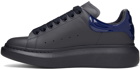 Alexander McQueen Navy Oversized Sneakers