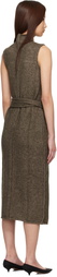 Proenza Schouler Brown Proenza Schouler White Label Zola Knit Midi Dress