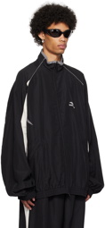 Balenciaga Black Paneled Track Jacket
