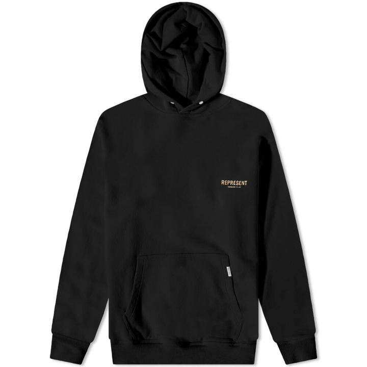 Photo: Represent Owners Club Hoody in Off Black