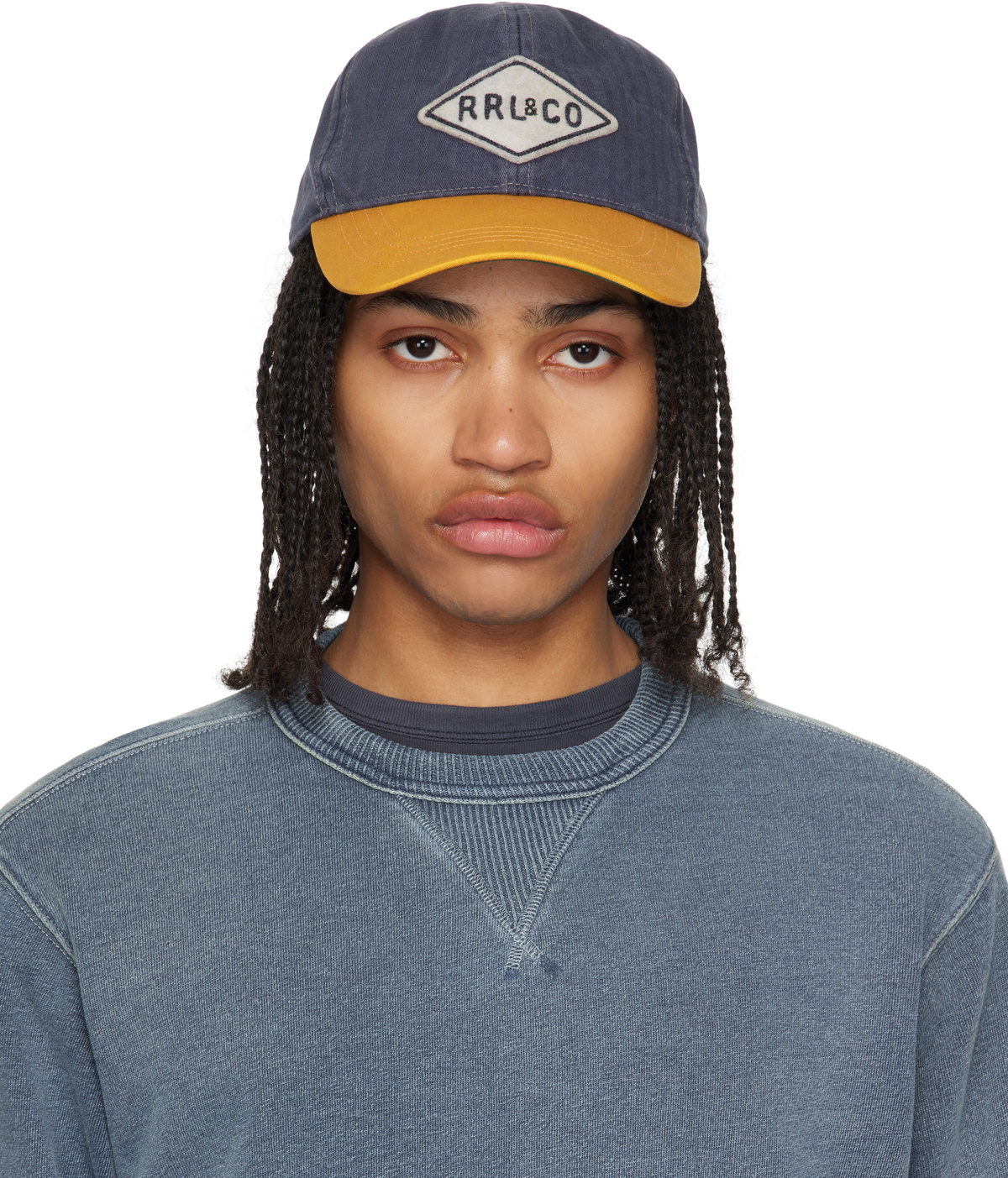 RRL Khaki 'RRL' Ranch Logo Twill Ball Cap RRL