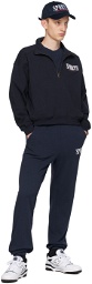 Sporty & Rich Navy Sports Sweatshirt