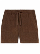 SMR Days - Cubbls Textured-Cotton Shorts - Brown