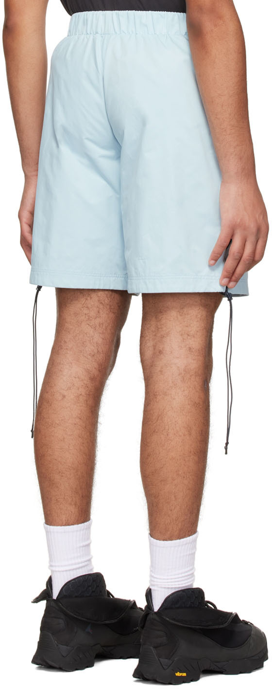 Saul Nash Blue Nylon Shorts