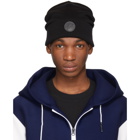 Moncler Genius 7 Moncler Fragment Hiroshi Fujiwara Black Logo Beanie