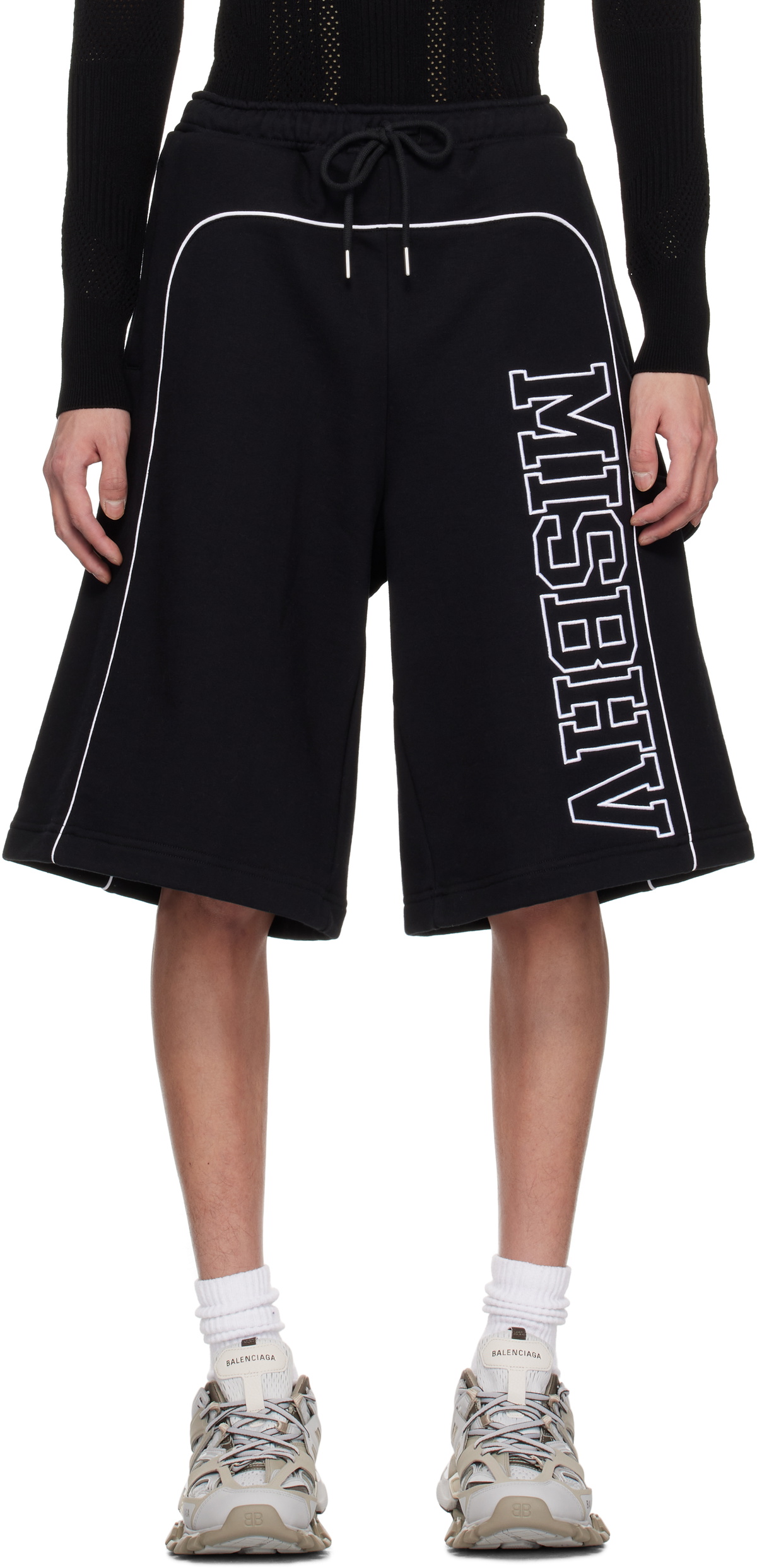 MISBHV Brown Ibiza Cargo Kilt Denim Shorts MISBHV MISBHV Brown Ibiza Cargo Kilt Denim Shorts MISBHV