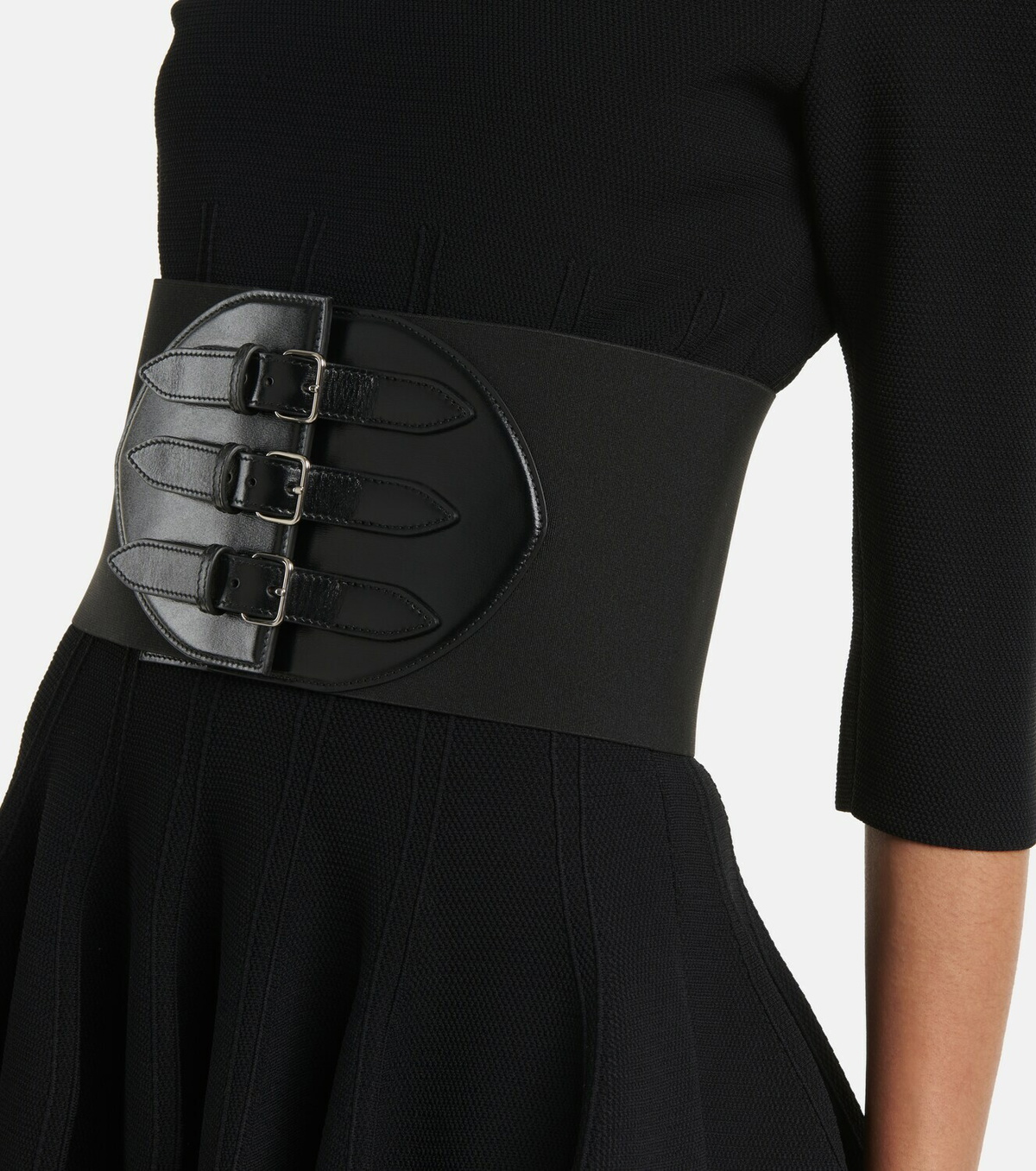【ALAIA】 Buckled leather corset belt Alaïa Buckled leather corset belt ALAÏA