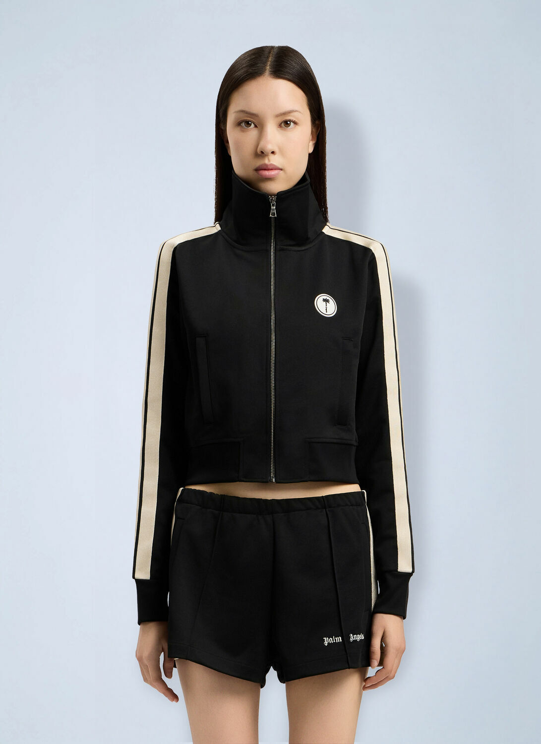 Palm Angels Tree Logo Crop Track Jacket