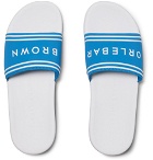 Orlebar Brown - Haddon Logo-Embossed Canvas And Rubber Slides - White