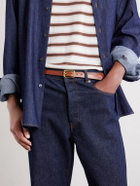 Yuketen - 2cm Leather Belt - Brown