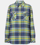 God's True Cashmere Explorer tartan cashmere shirt