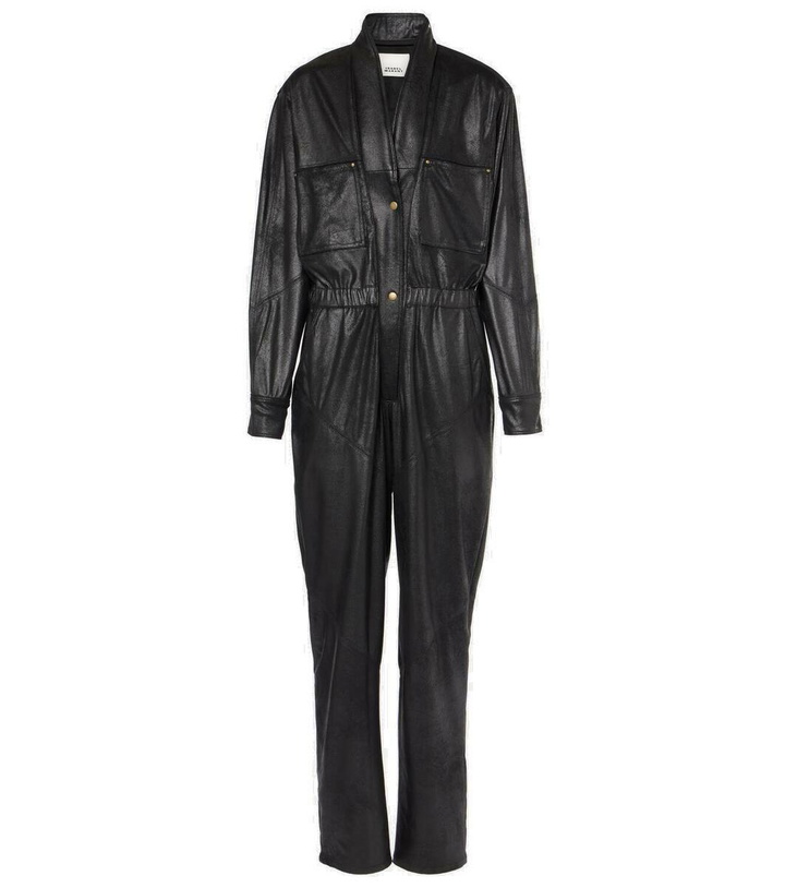 Photo: Isabel Marant Faux leather jumpsuit