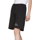 Valentino Black VLTN Star Jersey Shorts