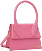 JACQUEMUS Pink 'Le Grand Chiquito' Top Handle Bag