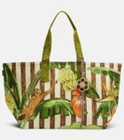 Alémais Toucan Tango Large canvas tote bag