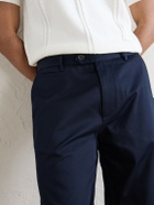 Mr P. - Samuel Straight-Leg Organic Cotton Chinos - Blue