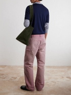Auralee - Straight-Leg Cotton Trousers - Red