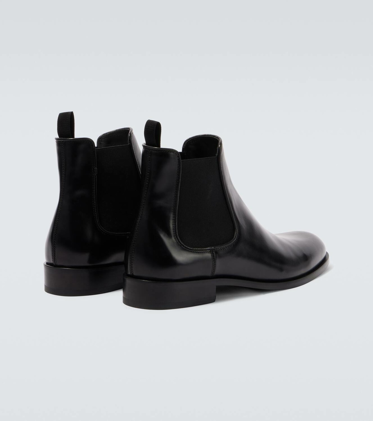 靴 Giorgio armani side zip leather boots Giorgio Armani Zip