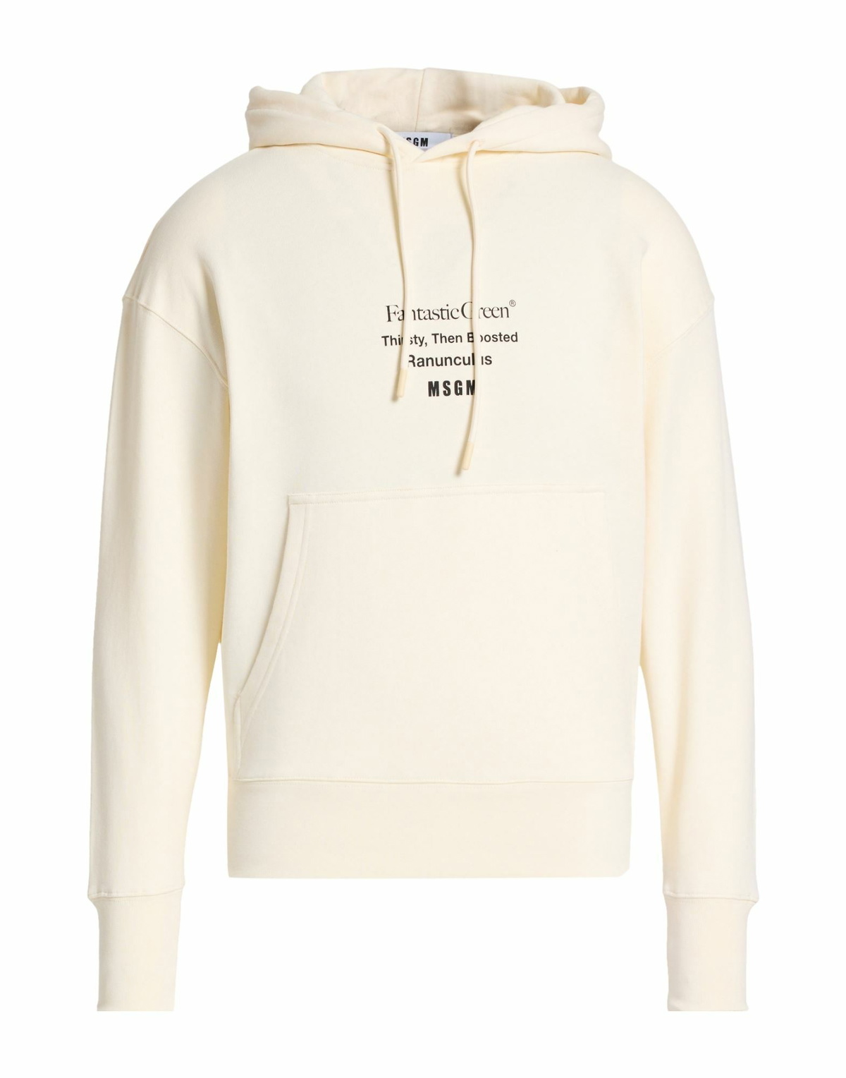 Msgm Mens Sweatshirt Cream