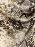 ACNE STUDIOS Dayla Python Print Jersey Long Dress