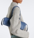 Khaite Donna Medium suede shoulder bag