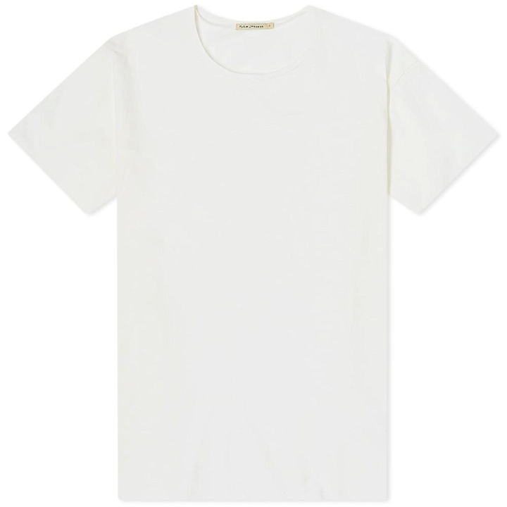 Photo: Nudie Jeans Co Men's Nudie Roger Slub T-Shirt in Off White