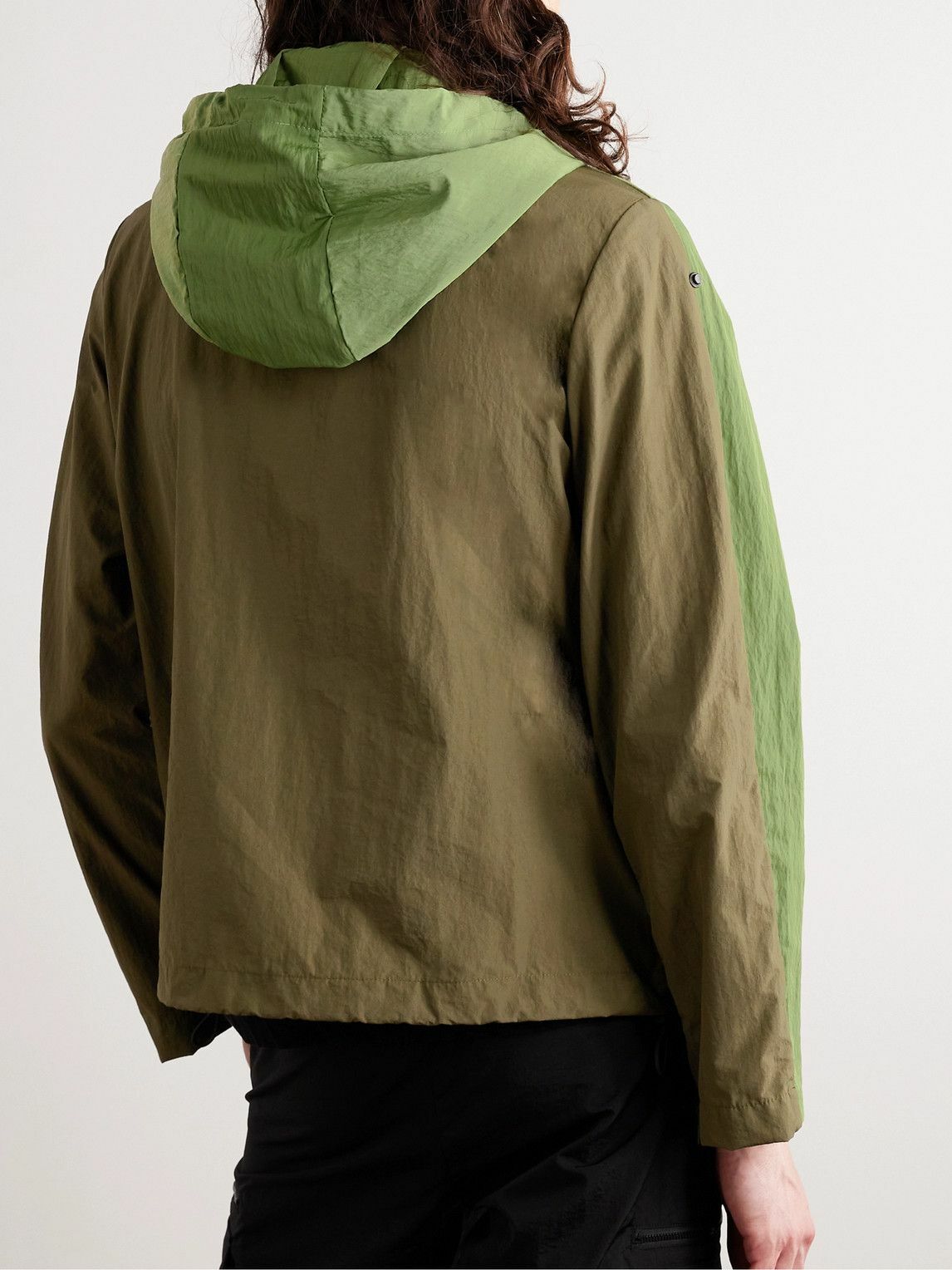 SAIF UD DEEN - Action Two-Tone Shell Jacket - Green