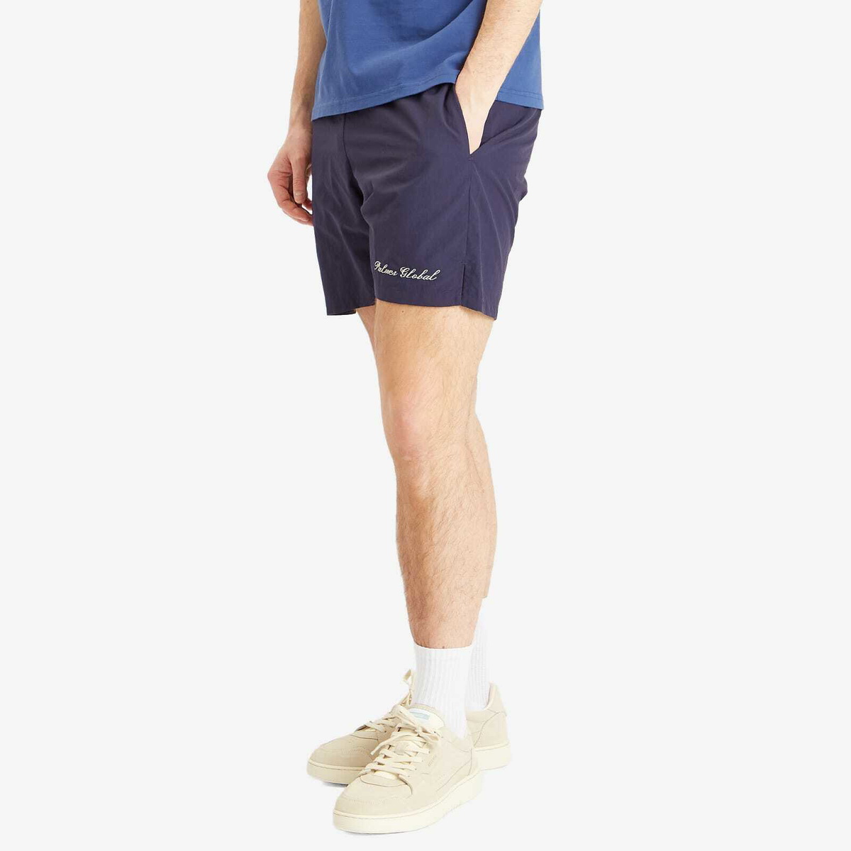 Palmes Men's Global Tennis Shorts in Dark Blue