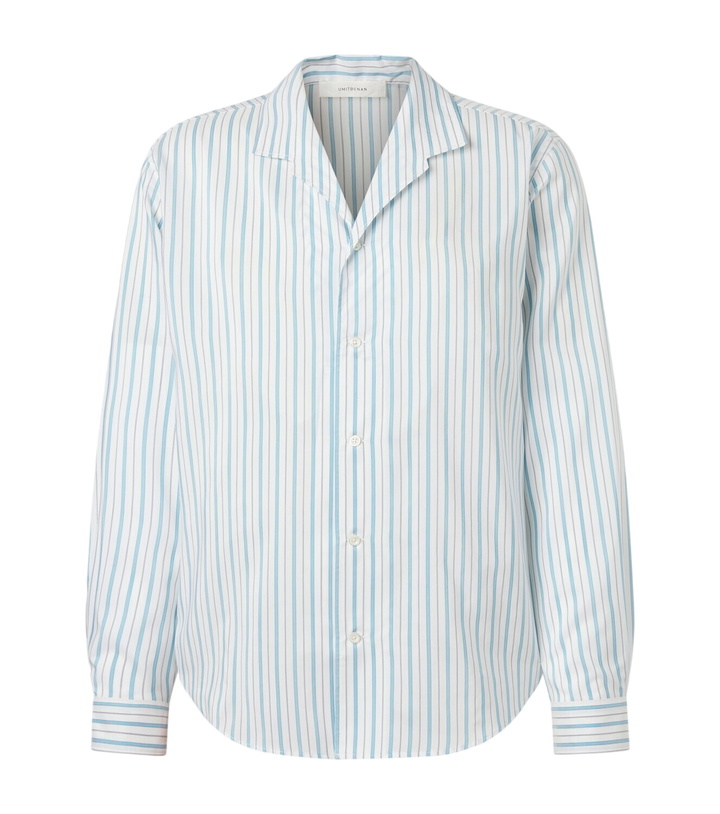 Photo: Umit Benan Franco pinstripe silk and cotton shirt