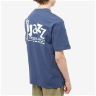 Butter Goods Men's Jazz Research T-Shirt in Denim