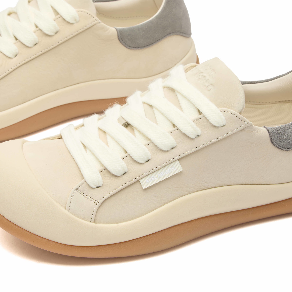 Axel Arigato Men's Squish Sneaker in Light Beige/Gum