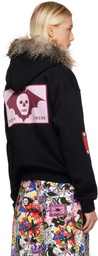 Chopova Lowena Black Fuz Zip Hoodie