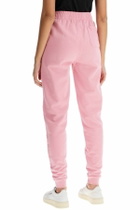 MAISON KITSUNE fox head jogging pants Pink