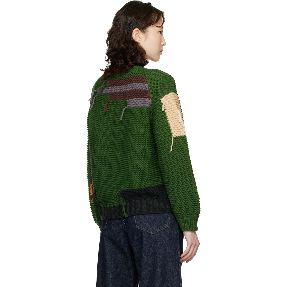 YMC Green Atomic Cardigan