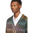 Missoni Multicolor Knit Tie-Dye Cardigan