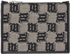 MISBHV Black Jacquard Monogram Card Holder