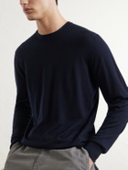 SEASE - Lasca Wish® Virgin Wool T-Shirt - Blue