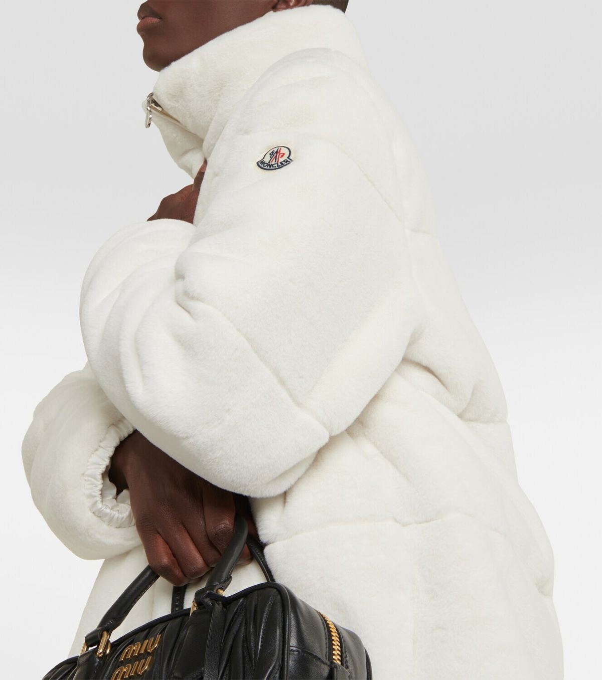 ru＊ ❤️美品 MONCLER ナイロンジャケット オフホワイト 中古・古着通販】MONCLER (モンクレール) OFFWHITE (オフホワイト