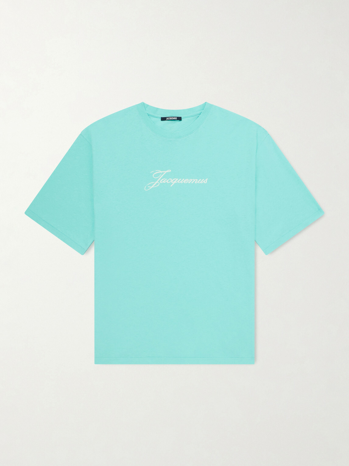 Jacquemus - Logo-Print Cotton and Hemp-Blend T-Shirt - Green