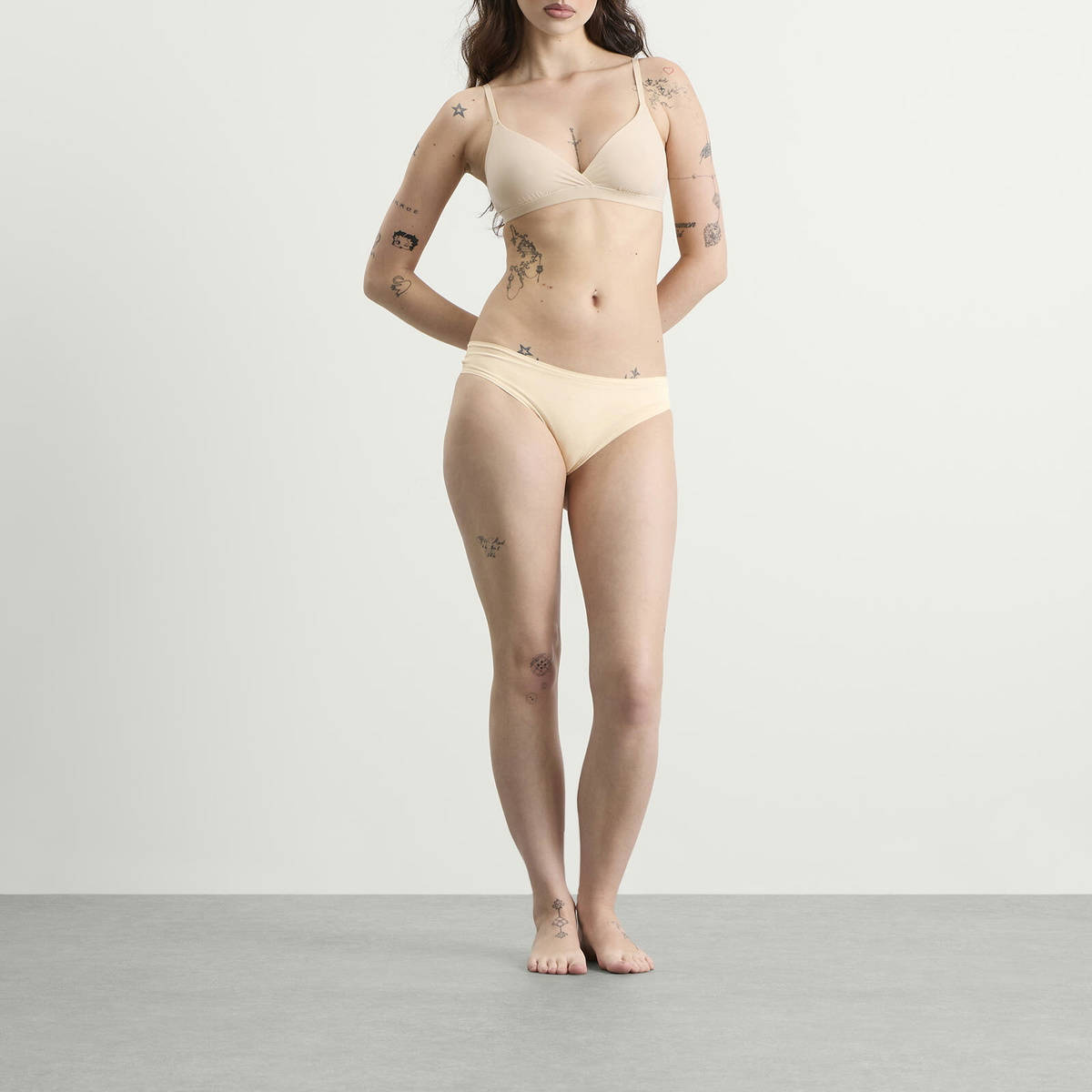 SKIMS Women's Fits Everybody Cheeky Brief in Sand