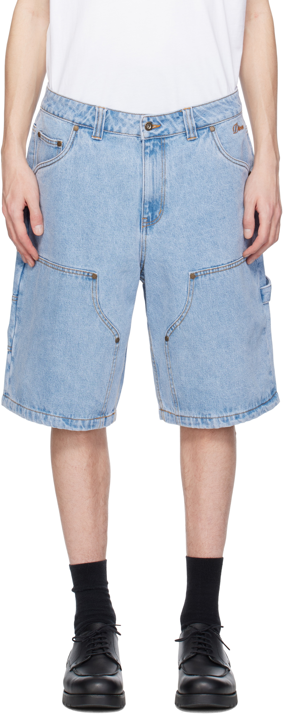 【DIME】 Carpenter Denim Shorts - Blue washed Dime Carpenter Denim Shorts | Apparel » Buy online now!