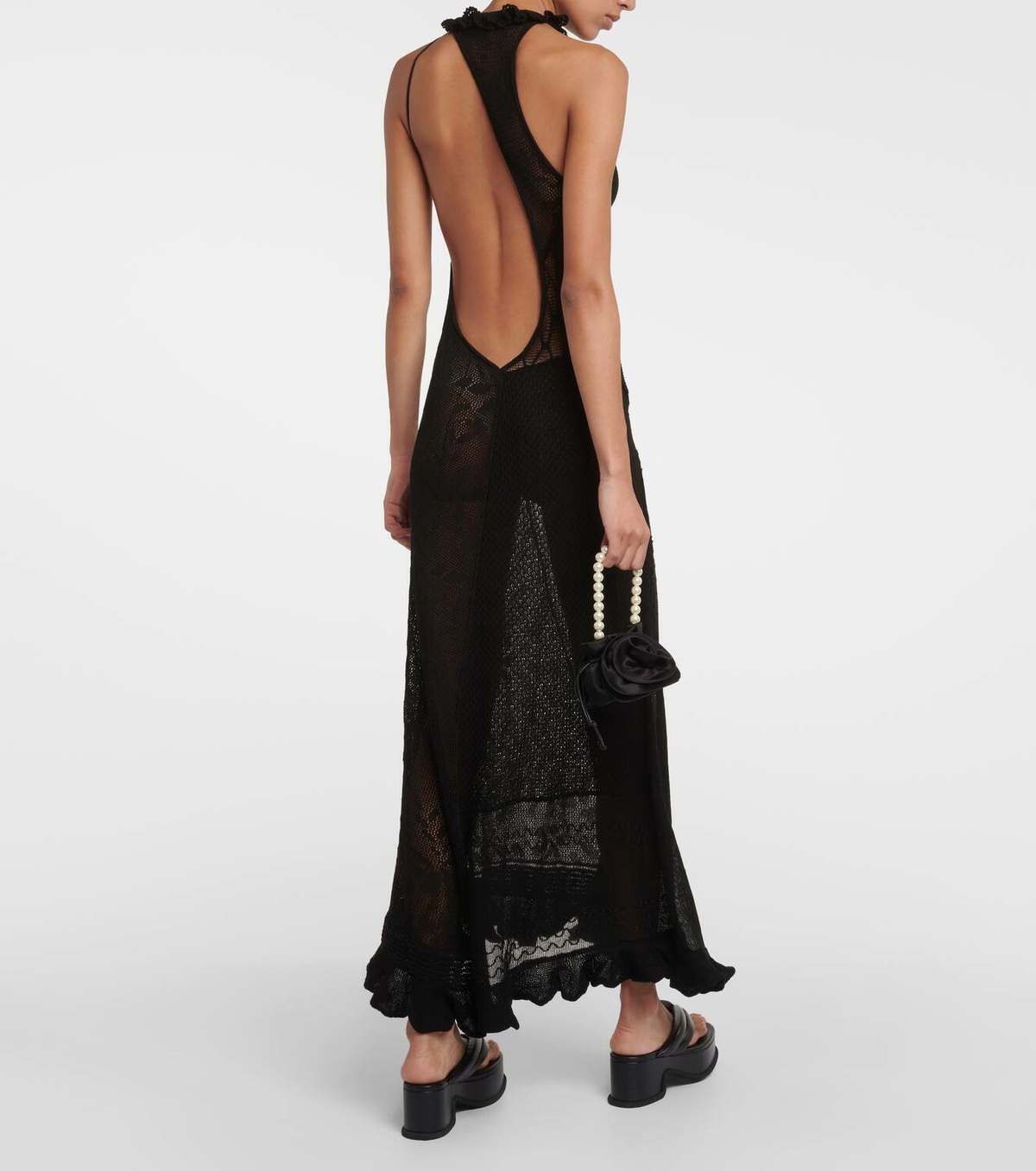 Roberta Einer Halterneck cotton gown