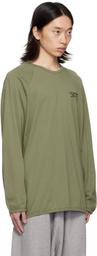 Hed Mayner Green Reebok Edition Long Sleeve T-Shirt